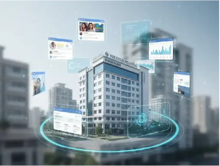 hospital online presence
